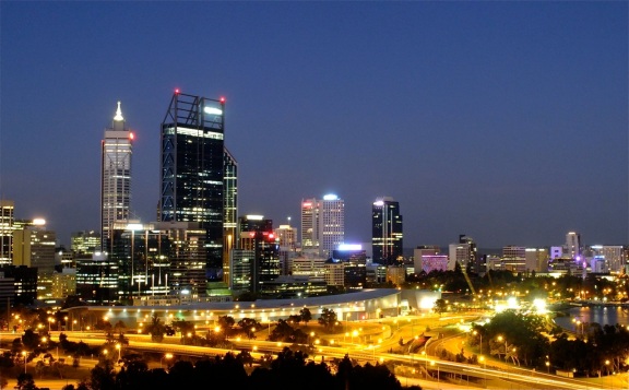 Perth skyline from KIng's Park